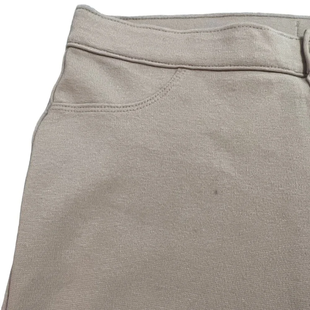 Old Navy Sz 12 School Uniform Khaki Ponte-Knit Jeggings Pants